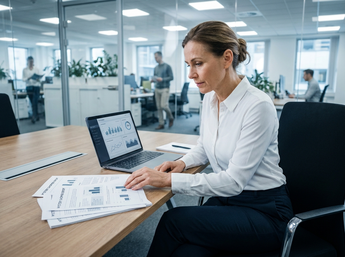 Une responsable réseau analyse les rapports de clients mystères pour piloter la qualité de service