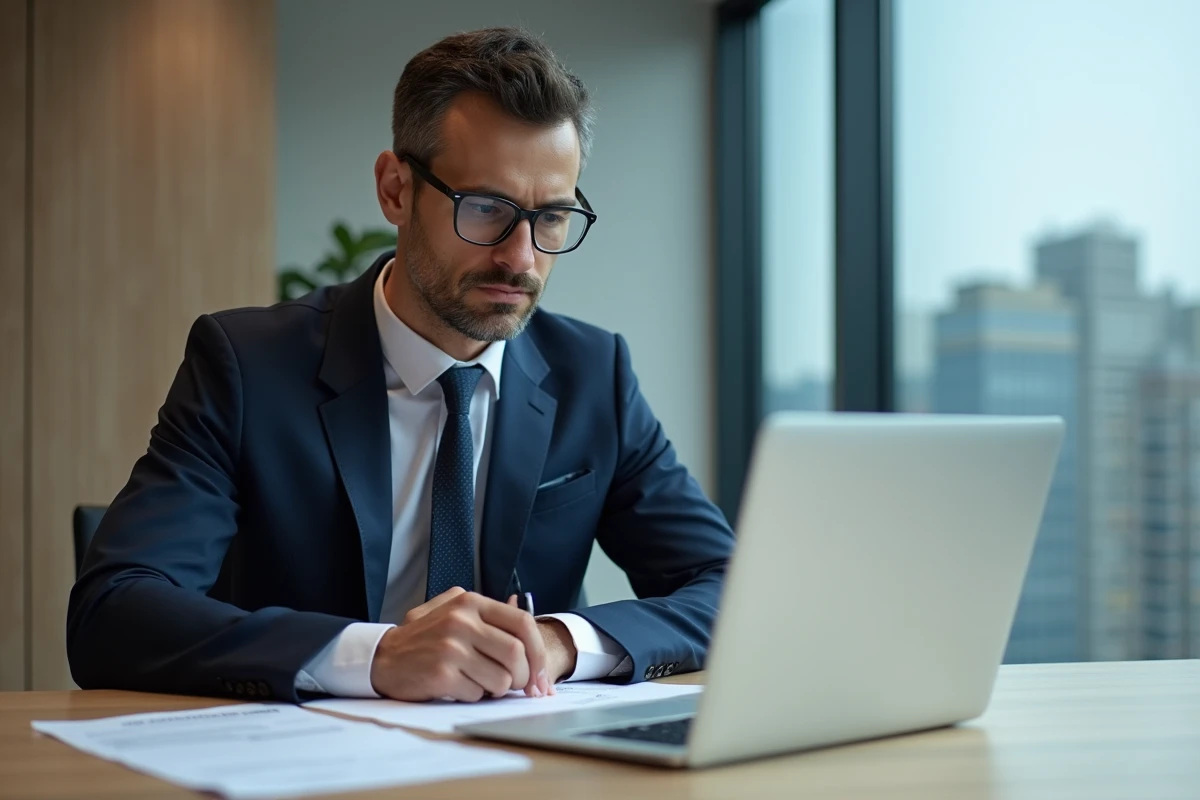 Consultant d'affaires en réunion dans un bureau moderne