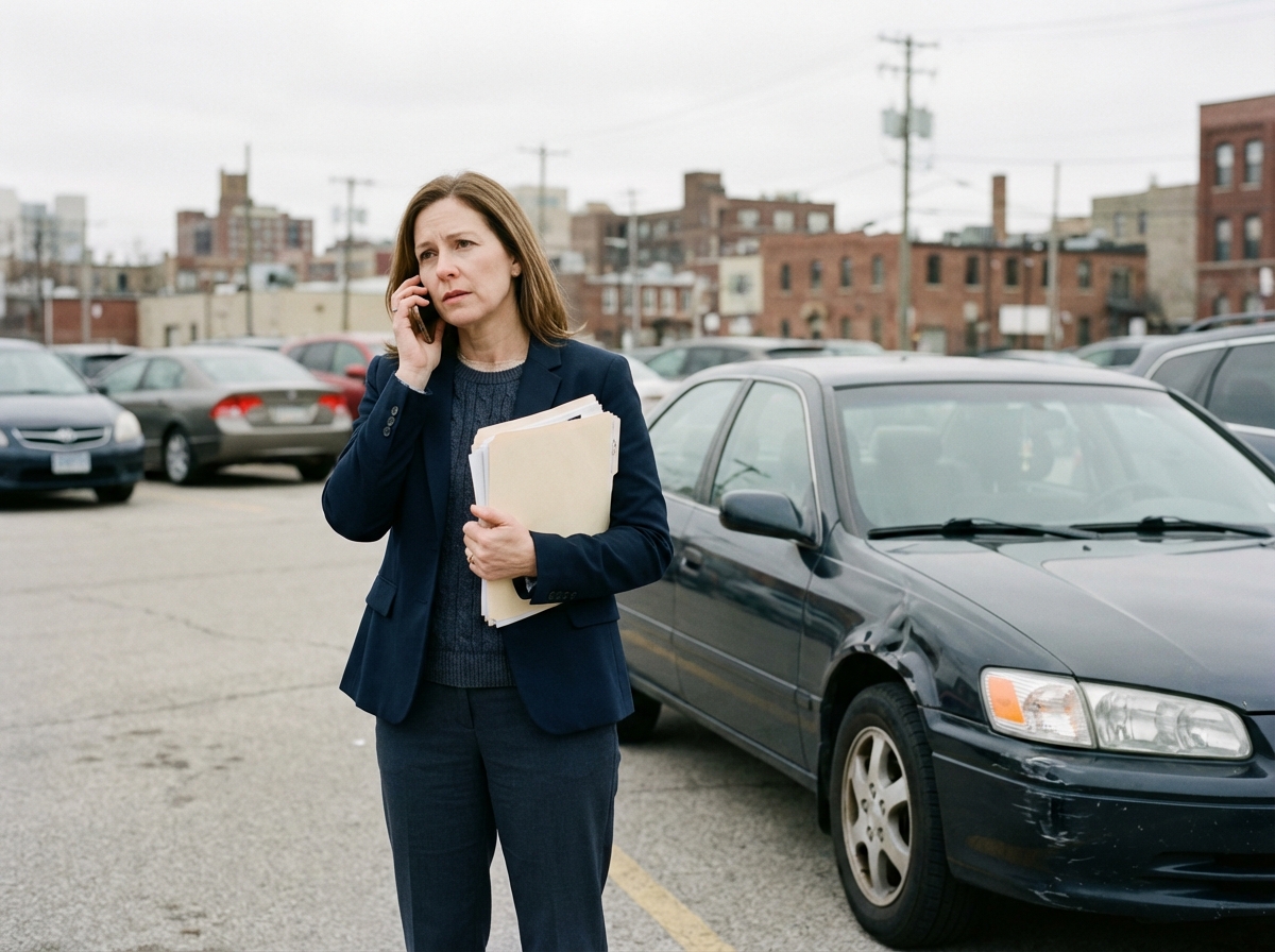 Femme parlant au téléphone près d